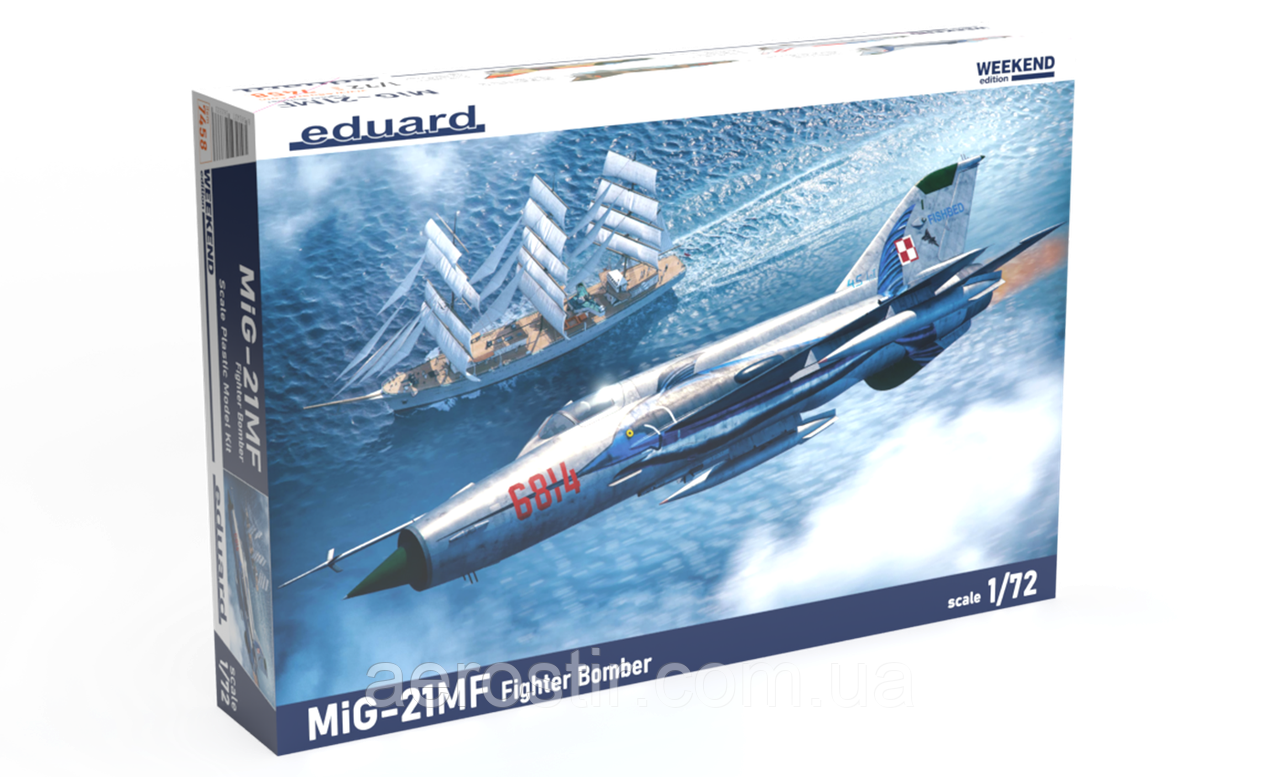 MiG-21MF Fighter Bomber 1/72 Eduard 7458