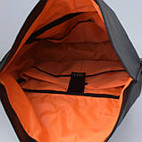 Рюкзак роллтоп шкіряний чоловічий EXCELENCE з відділенням для ноутбука чорний міський, фото 8