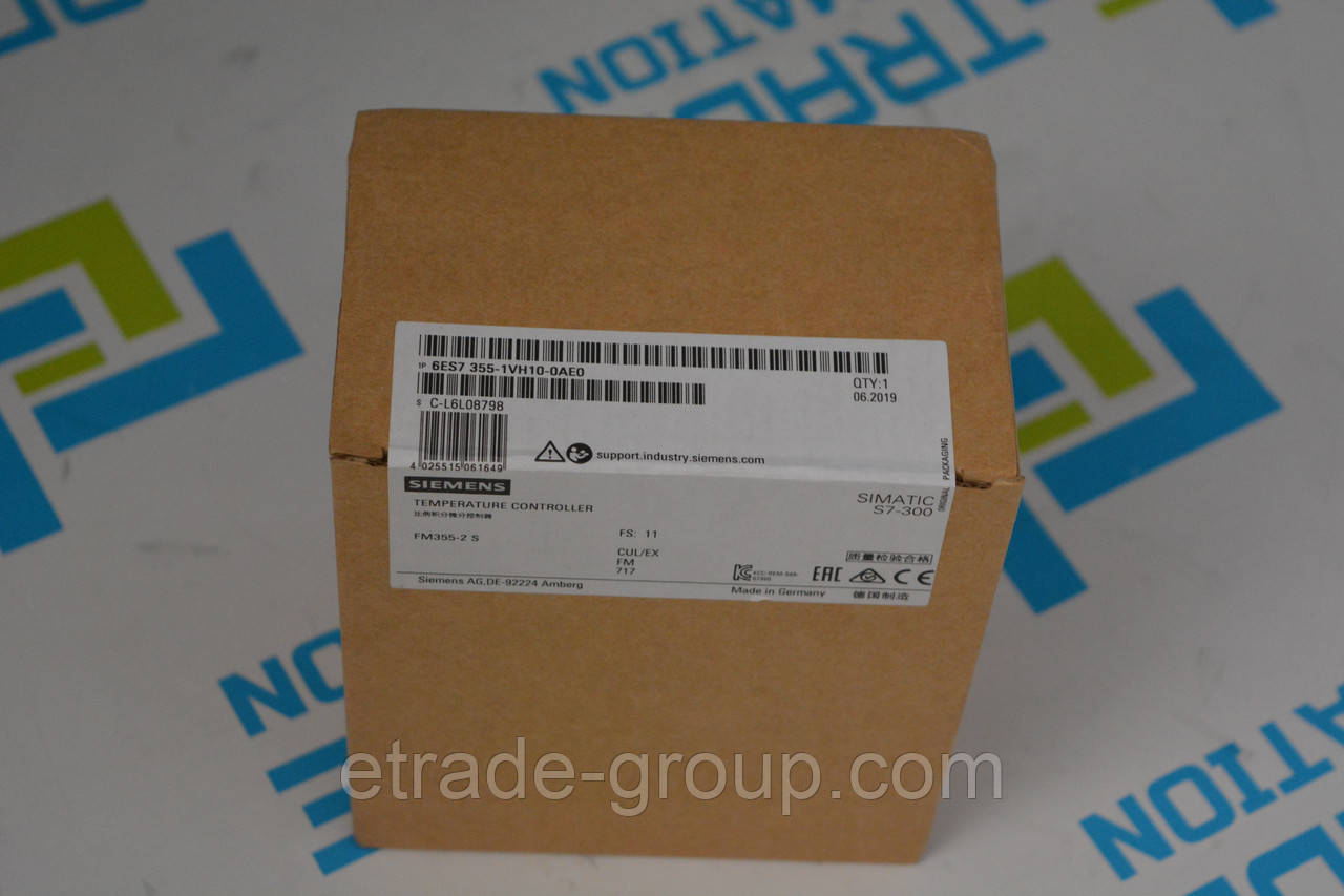 Модуль Siemens 6ES7355-1VH10-0AE0 SIMATIC S7-300 (6ES7 355-1VH10-0AE0, 6ES73551VH100AE0), фото 1