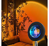 Лампа LED для селфи ефект сонця (23см) Sunset Lamp, фото 3