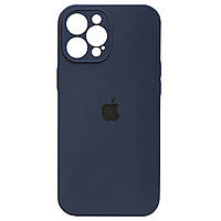 Чехол Silicone Full Camera для Apple iPhone 12 Pro Max Dark Blue