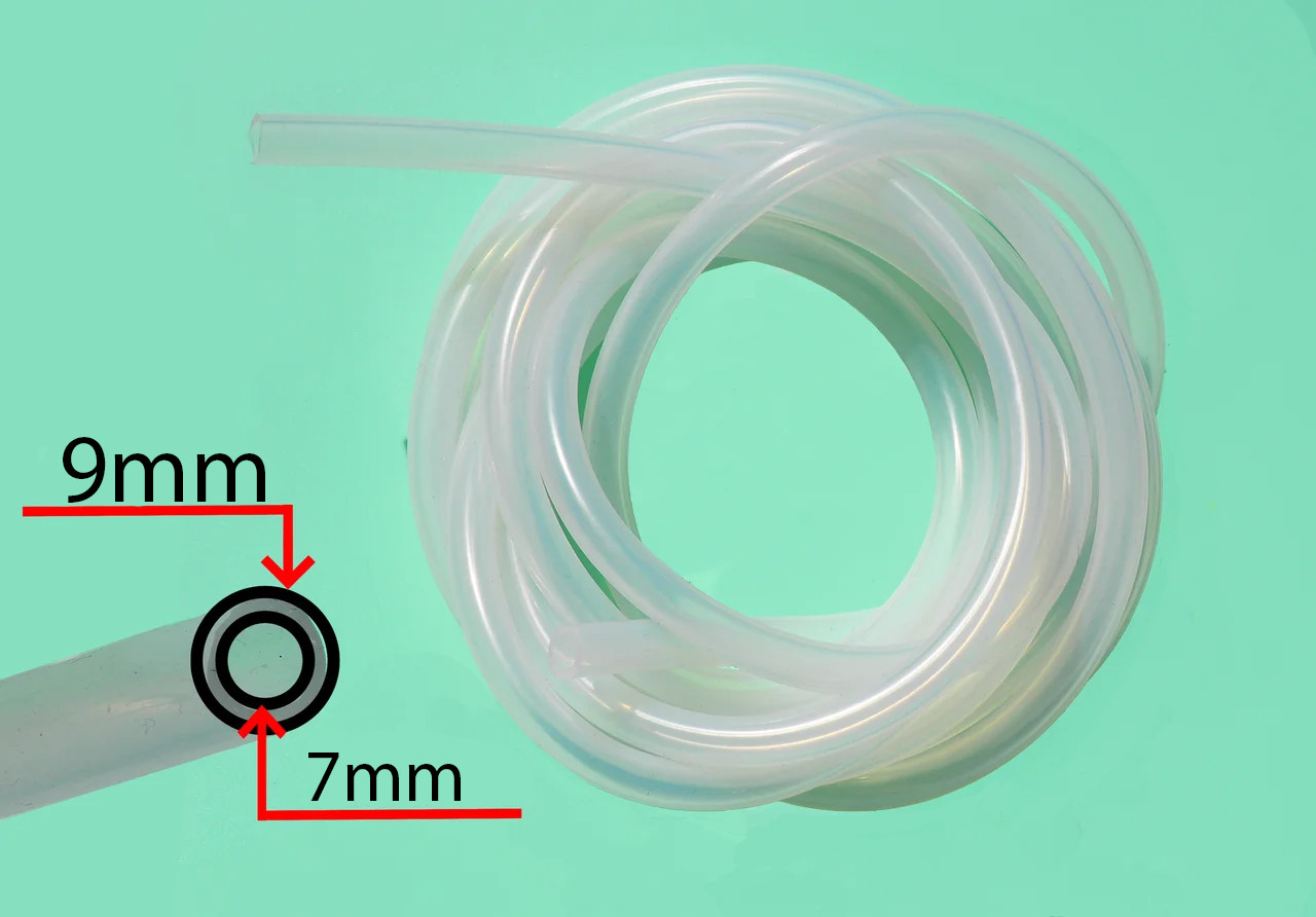Силіконова трубка прозора 7х9 мм, фото 1