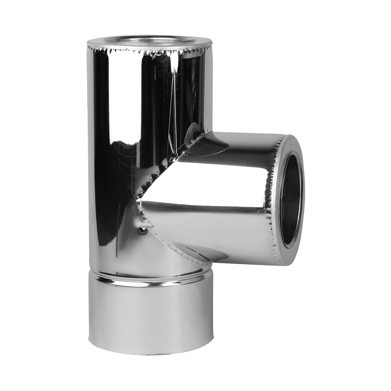 Трійник-сендвіч 87° ø230 мм 1 мм Нерж/Нерж Aisi 304 Stalar (41300)