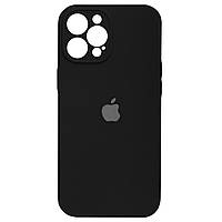 Чехол Silicone Full Camera для Apple iPhone 12 Pro Max Black