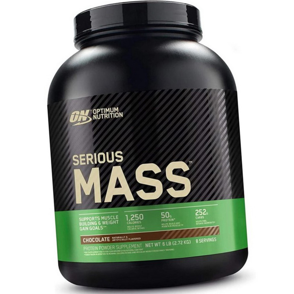 Високовуглеводний гейнер для набору ваги Optimum Serious Mass 2700 г, фото 1