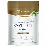 KSYLITOL, КСИЛИТОЛ 100% ФИНСКИЙ БЕРЕЗОВЫЙ САХАР ДАНИСКО, DANISCO 500г Progress Labs