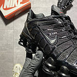 Чоловічі кросівки Nike Shox TL Black, чорні кросівки найк шокс тл, фото 8