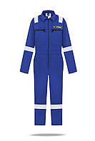 Комбінезон робочий васильковий 100% бавовна з водовідштовхувальним просоченням для моряків
