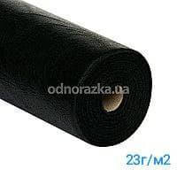 Одноразове простирадло в рулоні, спанбонд, 0.8х100м (23г/м2), ПРЕМІУМ, чорне
