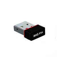 USB Wi-Fi мережевий адаптер 150Мб, 802.11n, RTL8188ETV, нано