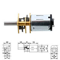 Мотор редуктор мікро моторчик 12GAN20 30 об/хв 6В