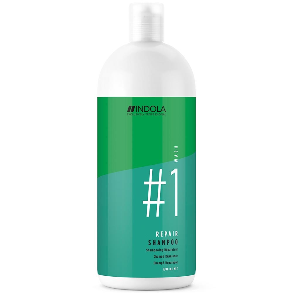 Шампунь для відновлення пошкодженого волосся Indola Repair Shampoo 1500ml