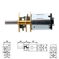Мотор редуктор мікромоторчик 12GAN20 100 об./хв 12 В