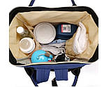 Сумка-рюкзак для мам MOTHER BAG el-1230 СІРА, фото 5
