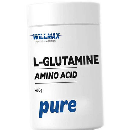 Л-глютамін Товарwillmax L-Glutamine 400 g без смаку, фото 3