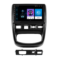 Штатна магнітола Lesko для Renault Duster I 2010-2015 екран 9" 1/16Gb/ Wi-Fi Optima GPS Android Рено