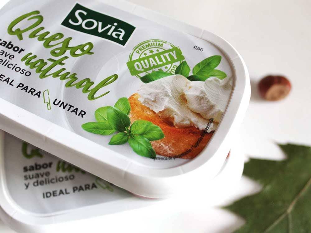 Крем-сир Натуральний Premium "Sovia" Queso Natural 300 г Іспанія