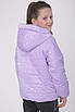 Куртка на дівчинку в стилі оверсайз зріст 134-158 бузок, фото 10