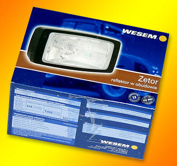 WESEM — Комплект навісних автомобільних фар, ближнє та дальнє світло з габаритом, H4, RE.25777