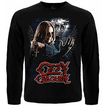 Футболка з довгим рукавом Ozzy Osbourne (photo with cross), Розмір L