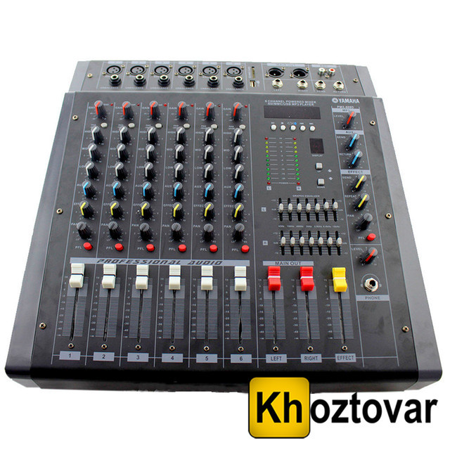 Аудио микшер Mixer BT 608D | Многоканальный - фото 1 - id-p1571846919