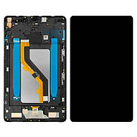 Экран (дисплей) Samsung Galaxy Tab A 8.0" 2019 T290 + тачскрин черный оригинал Китай с рамкой