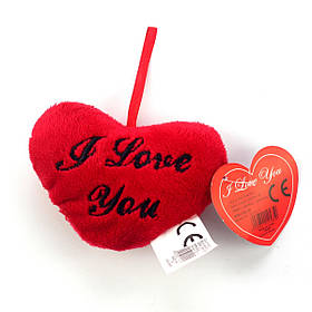 Серце червоне плюшеве "I love you", маленьке