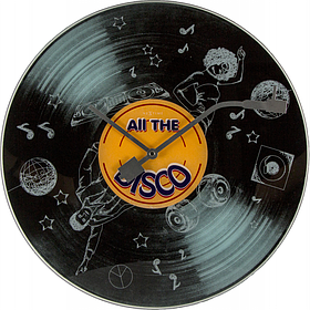 Годинники настінні "All the Disco" Ø43 см