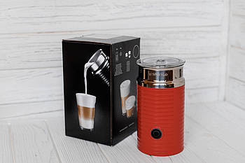 Спінювач Nespresso Aeroccino Red капучинатор електричний для молока міксер для збивання молока