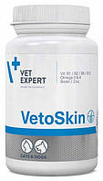 VetExpert VetoSkin вітаміни для шкіри та шерсті собак і кішок, 90 капс.
