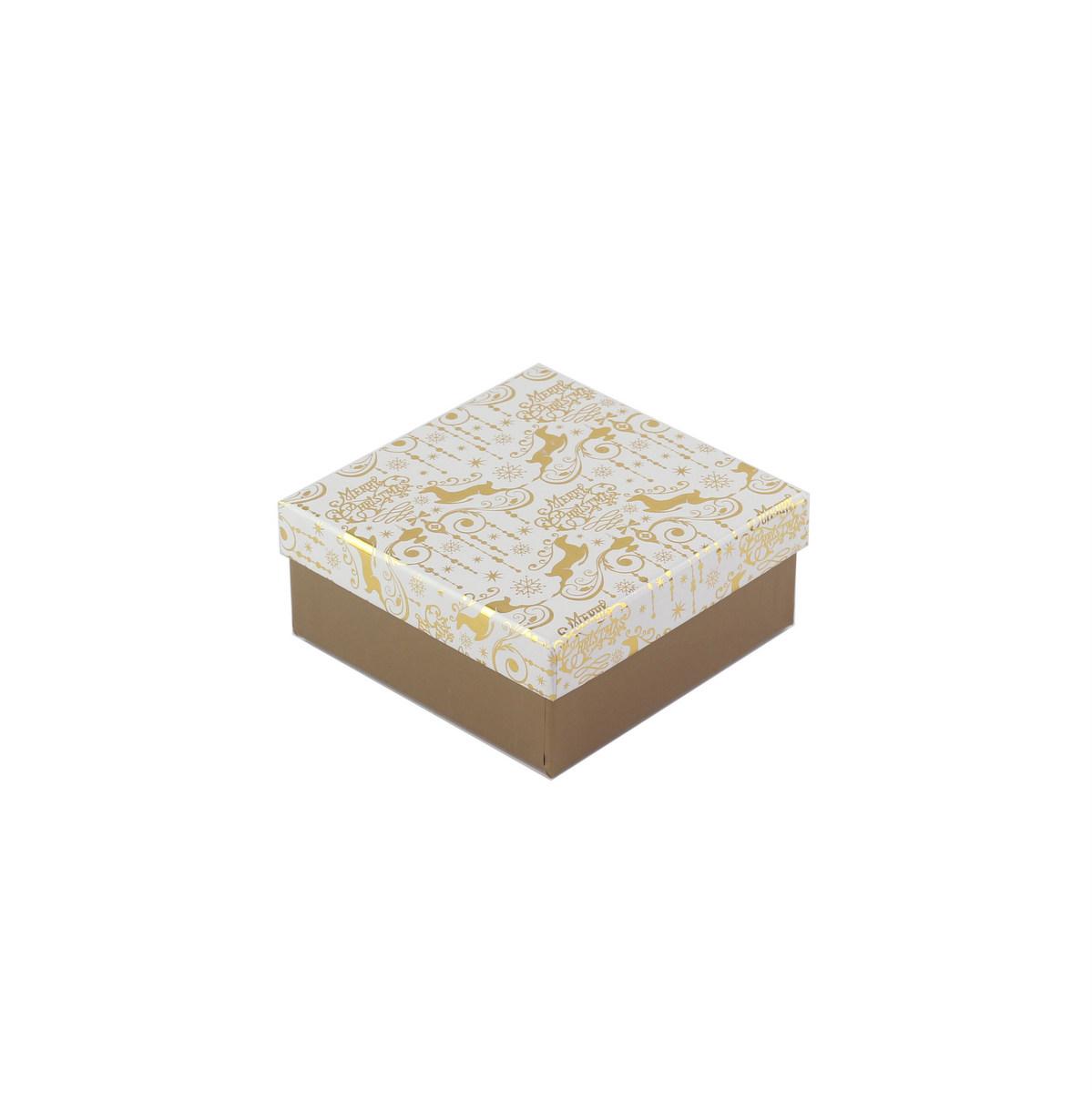 Коробка подарункова ООТВ Gold 12х12х8 см, фото 1