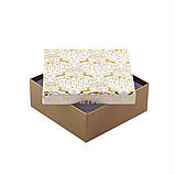 Коробка подарункова Gold 16 х 16 х 8 см, фото 2