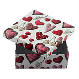 Коробка подарункова ООТВ Heart 18 х 18 х 7 см, фото 2