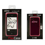 Гнучкий чохол для iPhone 4G "Пластику", рожевий, фото 2