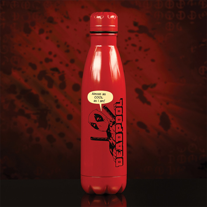 Металева пляшка для напоїв Deadpool, 500 мл, фото 1