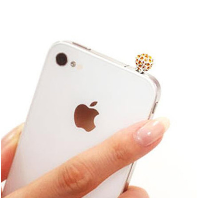 Аксесуар для Iphone "Plugo Crystal Ball", золотий, фото 1