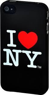 Кришка для Iphone 4S "Ny Logo", чорна
