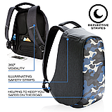 Рюкзак антизлодій міський XD Design Bobby Compact 14", Camouflage Blue (P705.655), фото 8