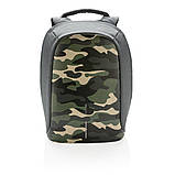 Рюкзак антизлодій міський XD Design Bobby Compact 14", Camouflage Green (P705.657), фото 2
