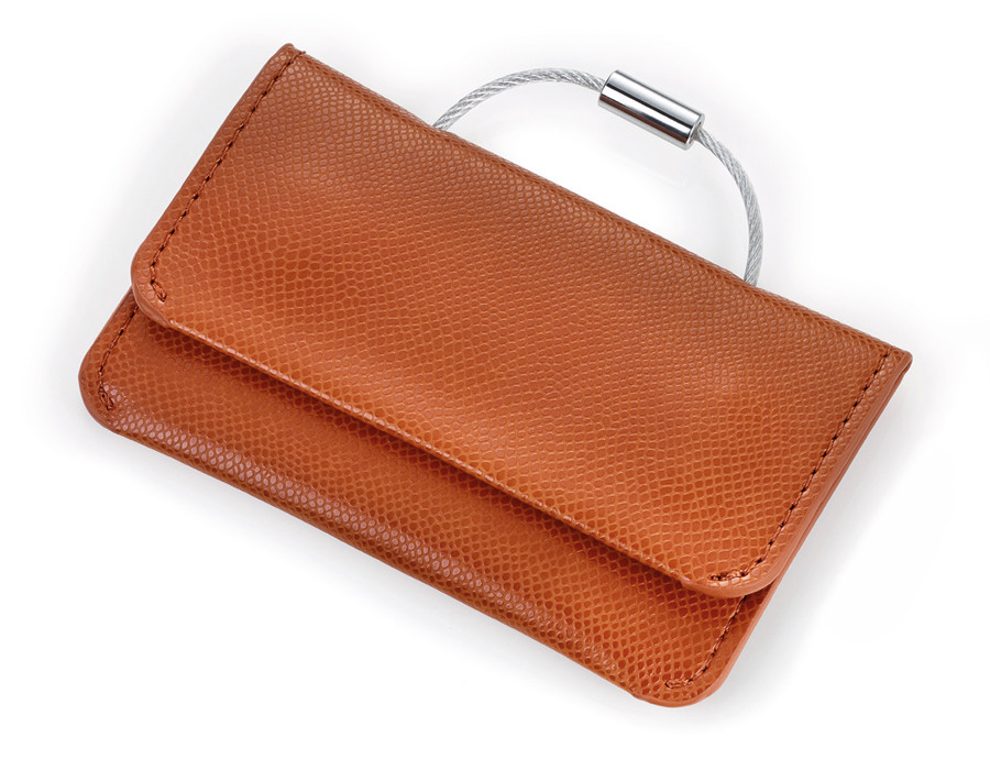 Візитниця-брелок Troika Colori Caramel, фото 1