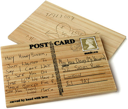 Дерев'яна листівка "CARVECARD"