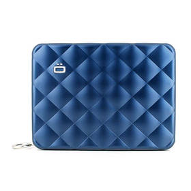 Гаманець на блискавці OGON Quilted Passport, синій