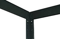 200х120х40 Стелаж 5 полиць ДСП 175 кг/полку БДК-38 поличний фарбований чорний сірий білий під замовлення, фото 9