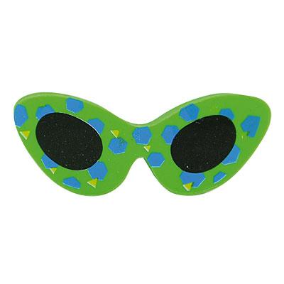 Ластик "Окуляри", зелений, фото 1