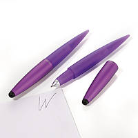 Ручка кулькова із стілусом Troika Комфорт, фіолетова