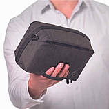 Органайзер Troika Toplader, для кабелів з 2 відділеннями на блискавці, фото 4