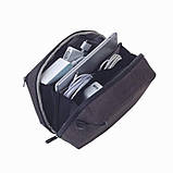 Органайзер Troika Toplader, для кабелів з 2 відділеннями на блискавці, фото 7