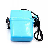 Пластикова Сумочка на шнурку "Пляж&спорт", блакитна, фото 2