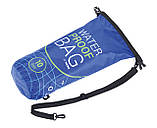 Вулична сумка з захистом від води (для водних видів спорту) Troika WATERPROOF BAG синя, фото 4