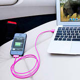 USB кабель для iPhone і iPad "Aiino", рожевий, фото 3